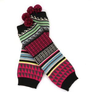 Claire's Fair Isle Leg Warmers Girls O/S Warm Winter Sports Stylish Lounge Wear